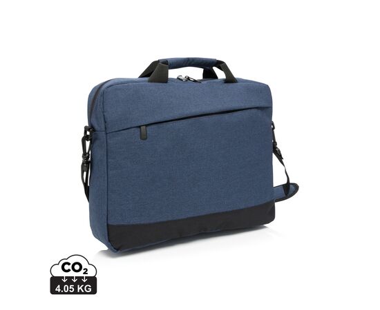 Sac pour ordinateur portable 15” Trend Bleu marine, Noir - XD Collection P732.345