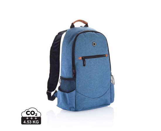 Modischer Duo Tone Rucksack, PVC-frei Blau - XD Collection P760.750