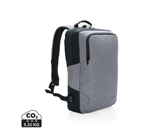 Sac à dos pour ordinateur portable 15” Arata Gris, Noir - XD Design P762.172
