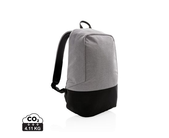 Standard RFID anti theft backpack PVC free Grey, Black - XD Collection P762.482