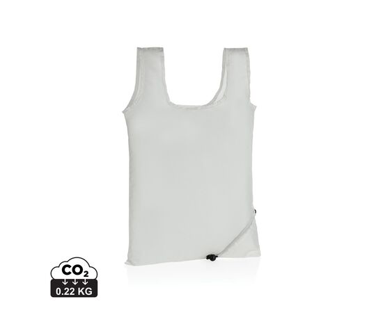 Impact AWARE™ RPET 190T opvouwbare shopper Wit - XD Collection P762.673