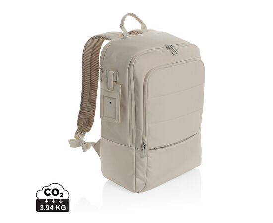 Armond AWARE™ RPET 15.6" deluxe laptoprugzak Beige - XD Xclusive P763.282 Armond AWARE™ RPET 15.6" deluxe laptoprugzak Beige - XD Xclusive P763.282