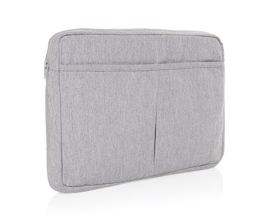 Laluka AWARE™ recycled cotton 15.6 inch laptop sleeve Grey - XD Collection P788.142
