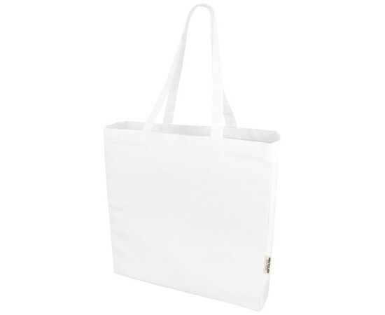 Odessa 220 g/m² recycelte Baumwoll Tragetasche 13L Weiß - Unbranded 12071001