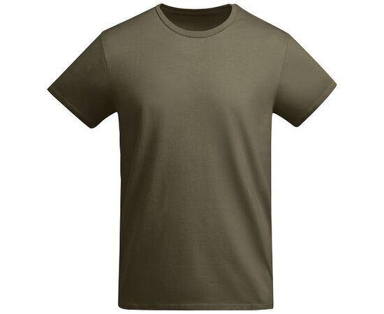 Breda organic cotton short sleeve kids t-shirt Militar green - Roly K66985ME