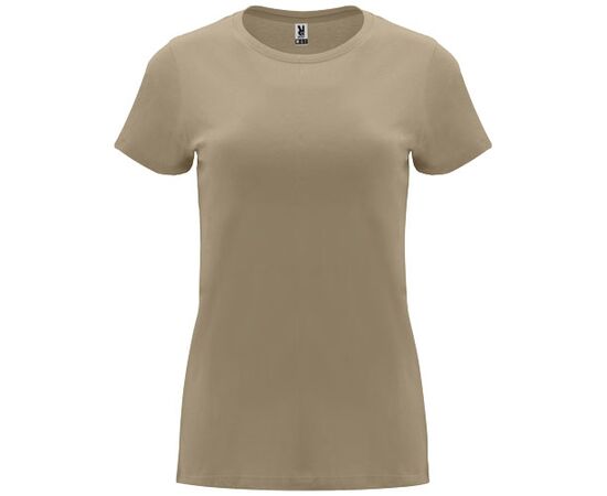 Capri short sleeve women's t-shirt Sand - Roly R66831H2