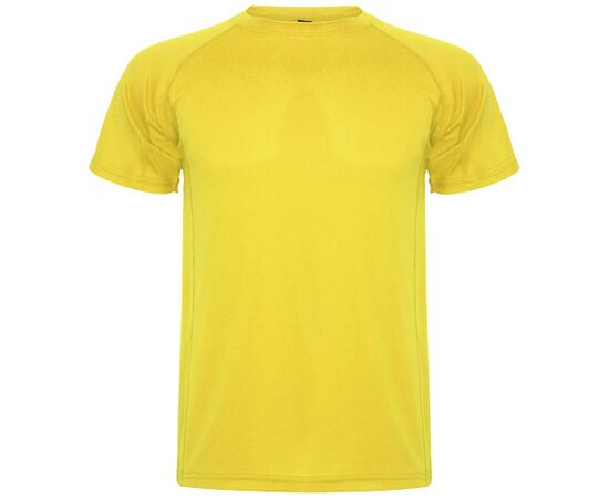 Montecarlo short sleeve kids sports t-shirt Yellow - Roly K04251BH
