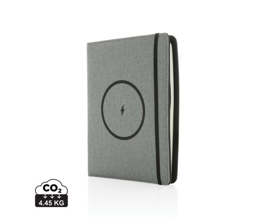 Air 5W A5 notitieboek omslag met draadloos opladen Grijs - XD Xclusive P774.052