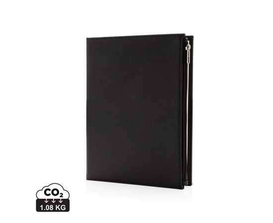 Swiss Peak A5 Notizbuch mit Zipper-Tasche Schwarz - Swiss Peak P774.141