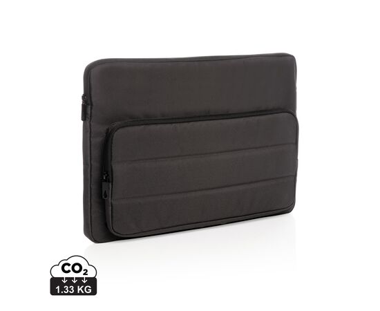 Impact AWARE™ RPET 15.6" laptop sleeve Black - XD Xclusive P788.031