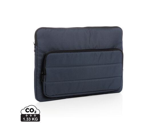 Impact AWARE™ RPET 15.6" laptop sleeve Dark blue - XD Xclusive P788.035