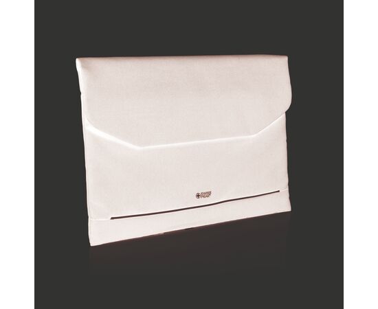 Pochette ordinateur 15.6" avec poche anti RFID Swiss Peak Blanc - Swiss Peak P788.071