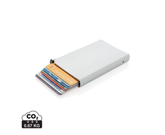 Standard aluminium RFID cardholder Silver - XD Collection P820.042