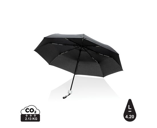 20.5"Impact AWARE™ RPET 190T pongee mini umbrella White - XD Collection P850.563