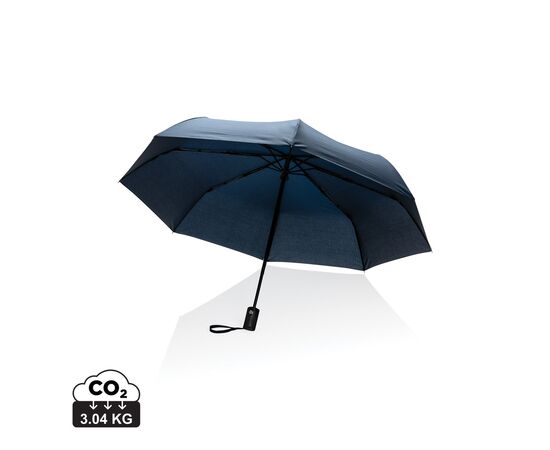 21" Impact AWARE™ RPET 190T auto open/dicht paraplu Donkerblauw - XD Collection P850.605