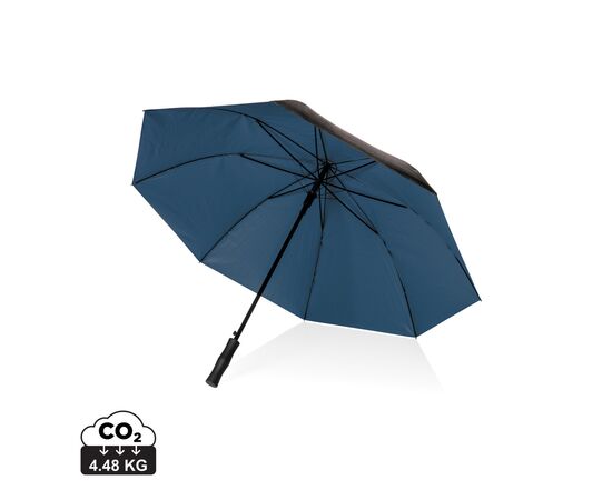 27" Impact AWARE™ RPET 190T bi color auto open paraplu Blauw - XD Collection P850.675