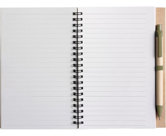 Notizbuch aus recyceltem Papier Stella Hellgrün -  2715.029