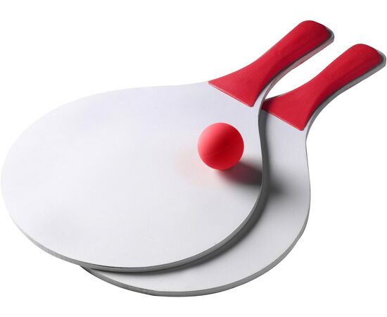 Beach-Ball-Tennisspiel aus Holz Fabien Rot -  2578.008