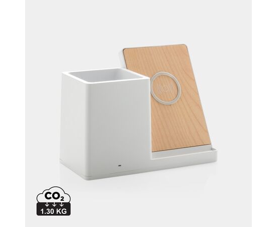 Ontario RCS recycled plastic 10W wireless charger White - XD Xclusive P308.403