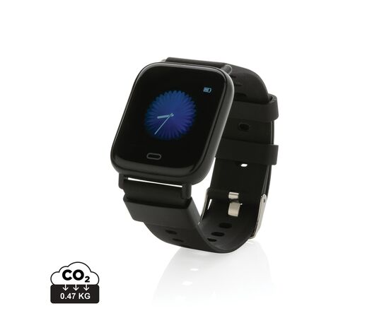 Montre connectée FIT en TPU recyclé RCS Noir - XD Collection P330.891