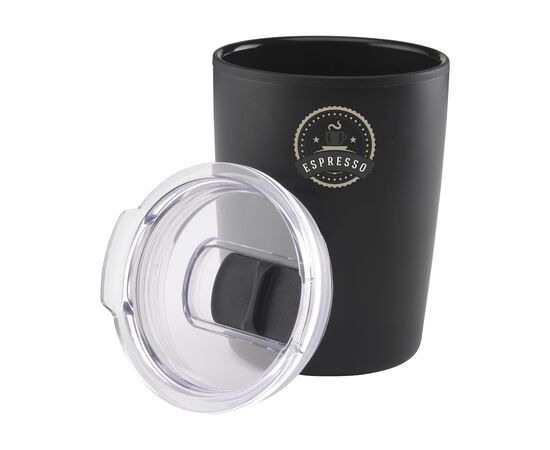Espresso-to-Go Mug RCS Recycled Steel 170 ml Black -  101598