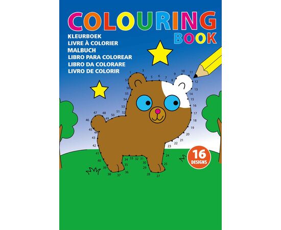 Kinder Malbuch aus Papier Constanze Custom, Multicolor -  4598.009