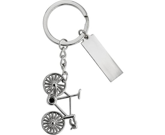 Porte-clés 'bicyclette' en métal Sullivan Argent -  6026.032