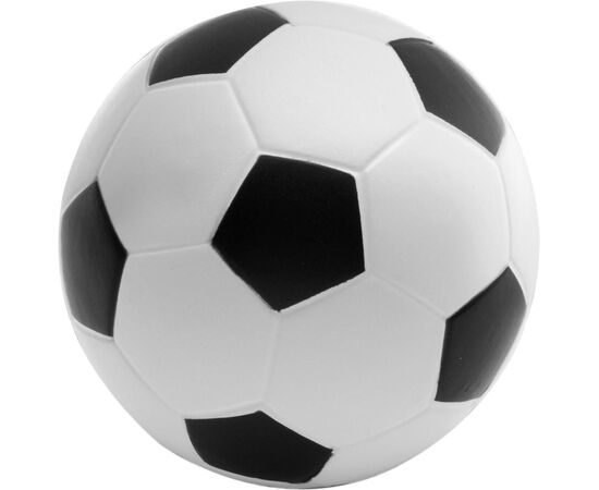 Anti-stress “Ballon de foot” Elijah Noir, Blanc -  8078.040