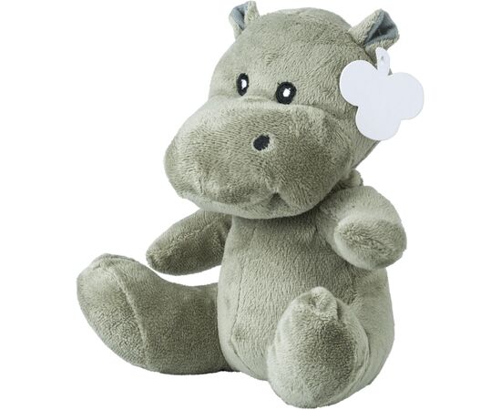 Pluche nijlpaard Geraldine Grijs -  8084.003