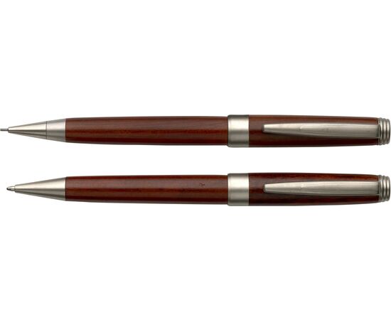Parure de stylo bille et porte-mine Jonah Brun -  8120.011