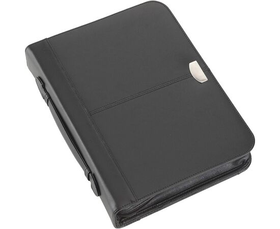 Porte-documents classeur A4 en cuir reconstitué Lilo Noir -  8615.001