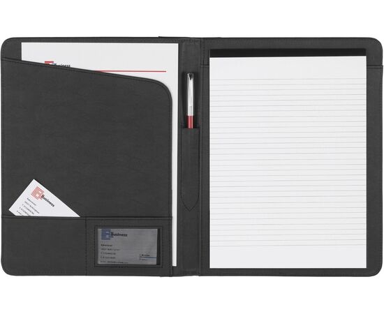 Bonded leather folder Frederick Black -  8619.001