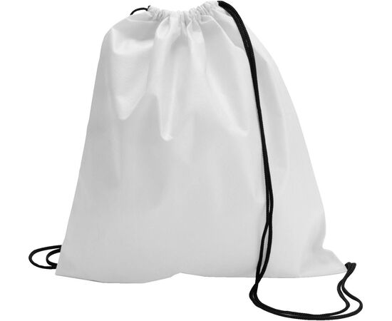 Non-woven (80 gr/m²) trekkoord rugzak Nico Wit -  6232.002