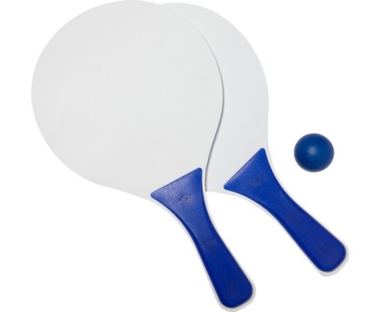Beachball Tennisspiel aus Holz Eliza Blau -  6985.005