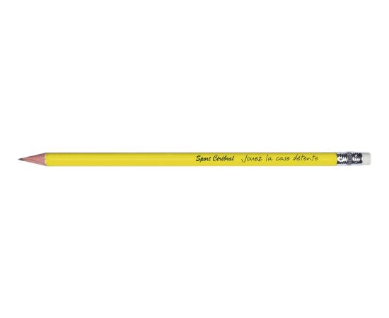 Potlood met gum Isaac Geel -  6401.006