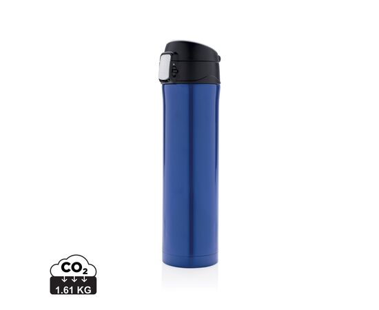 Easy Lock Vakuum-Flasche aus RCS recyceltem Stahl Blau - XD Collection P435.505