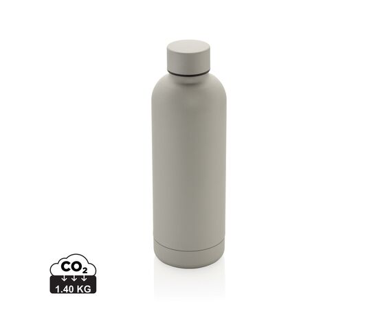Bouteille isotherme 500ml en acier inoxydable recyclé RCS Argent - XD Collection P435.700
