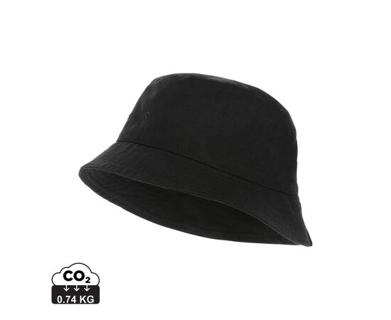 Bob en toile 285 g/m² recyclé et non teintée Impact AWARE™ Noir - XD Collection P453.081
