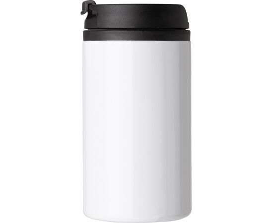 Stainless steel double walled cup Gisela White -  8385.002