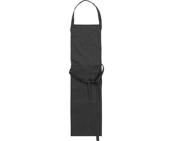 Tablier en polycoton avec poche frontale Luke Noir -  7635.001