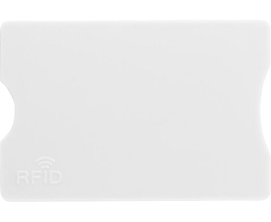 Kreditkartenhalter aus Kunststoff Sora Weiß -  7252.002