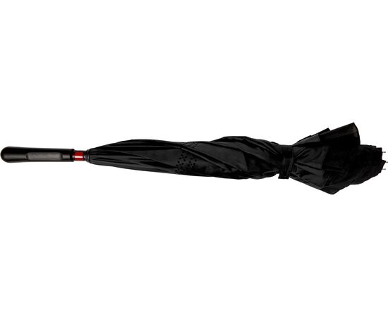 Regenschirm aus Pongee-Seide Constance Schwarz -  7963.001