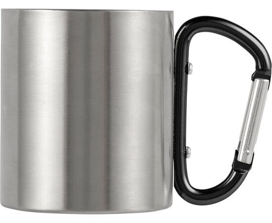Doppelwandiger Kaffeebecher aus Edelstahl (185 ml) Nella Schwarz -  8245.001