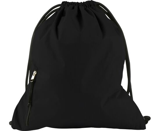 Pongee (190T) drawstring backpack Elise Black -  9003.001