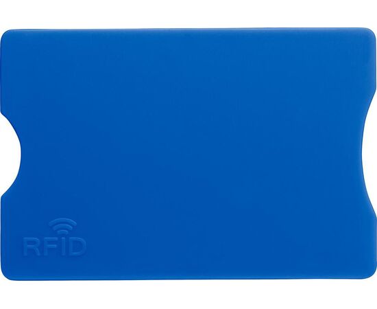 Kreditkartenhalter aus Kunststoff Sora Kobaltblau -  7252.023