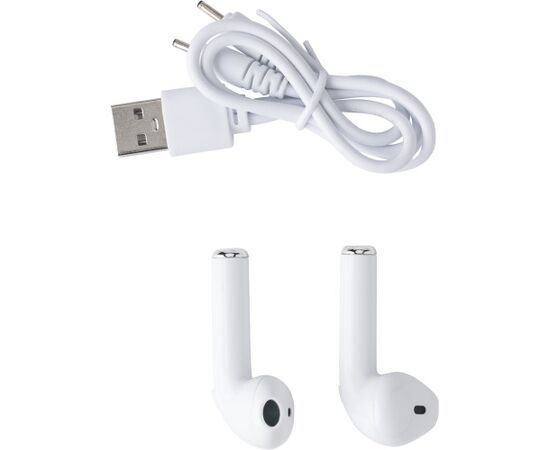 BT-Wireless Kopfhörer aus Kunststoff Cruz Weiß -  8937.002