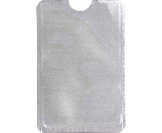 Kartenhalter 'Check' aus Aluminium Silber -  8185.032