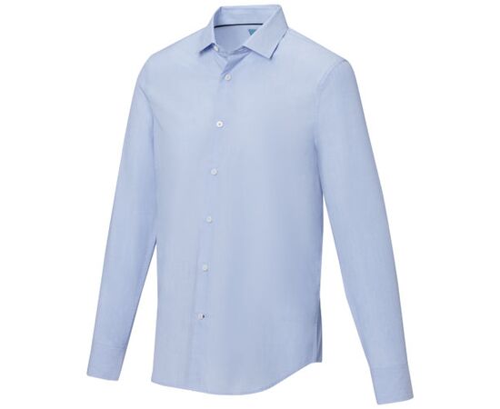 Cuprite Langarm Shirt aus Bio-Baumwolle für Herren Hellblau - Elevate NXT 37524500