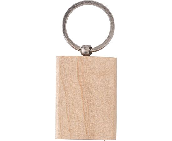 Porte-clés en bois Shania Brun -  9293.011.Vierkant