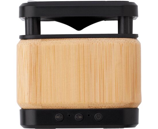 Bamboe en ABS draadloze speaker met lader Nova Bruin -  9319.011
